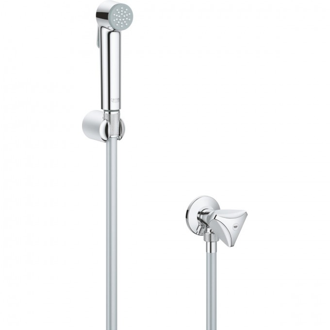 Набор для гигиенического душа GROHE TEMPESTA-F TRIGGER SPARY 30 с угловым вентилем, хром 27514001