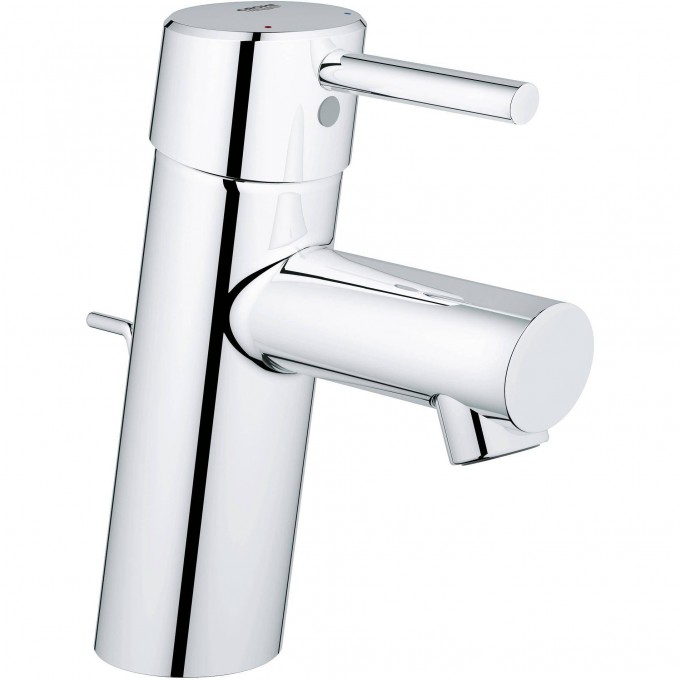 Смеситель для раковины GROHE CONCETTO с донным клапаном и ограничением расхода воды, хром () 3220410E