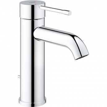 Смеситель для раковины GROHE ESSENCE+ с низким изливом и донным клапаном, хром Смеситель для раковины GROHE ESSENCE+ с низким изливом и донным клапаном, хром