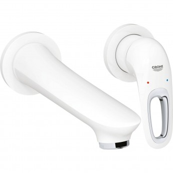 Внешняя часть смесителя для раковины GROHE EUROSTYLE NEW на 2 отверстия, белая луна Внешняя часть смесителя для раковины GROHE EUROSTYLE NEW на 2 отверстия, белая луна